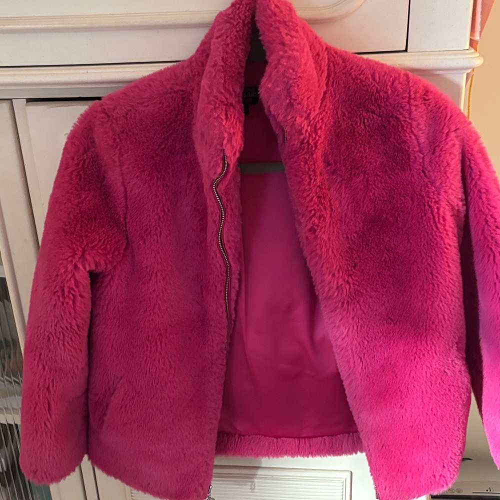 Fabulous Furs Pink Kids Jacket